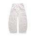 Men's American Style Cream Jacquard Carpenter Pants With Textured Fabric And Wide-Leg Silhouette_mkmklike.com