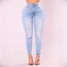 Sexy Jeans Women Denim Skinny Pants High Waist Stretch Lady Jeans Push Up Leggings Slim Pockets Button Pencil Jeans Women Pants_mkmklike.com