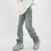 Nordmann American Retro Design Niche Jeans For Men Loose Straight Autumn Winter National Trend High Street Casual Long Pants_mkmklike.com