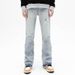 ANSICARD Men's Distressed High Street Hip Hop Loose Fit Denim Jeans Style Trousers_mkmklike.com