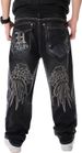 LUOBANIU Men's Baggy Jeans Relaxed Fit Hip Hop Streetwear With Embroidery Stretch Comfort For Dance & Skateboarding_mkmklike.com