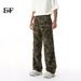 EF JEANS | 2025 New Product, American Retro Multi-pocket Splicing Design Straight Casual Camouflage Trousers_mkmklike.com