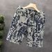 Men's Jacquard Denim Shorts Stylish American Trendy Look Summer Thin Straight Leg Mid-Length_mkmklike.com