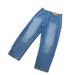 Retro Washed Distressed Jeans Straight Leg Trousers Men's Women's Autumn Winter Street Casual Letter Embroidery_mkmklike.com