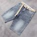 Men's Stretch Denim Shorts - Summer Lightweight Casual Elastic Waist Comfortable Mid-Length Shorts For Teen Boys_mkmklike.com