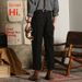Pure Japanese Retro Overalls For Men Style Casual Straight-Leg Jumpsuit American Workwear Pants_mkmklike.com