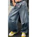 Men's Clothing Loose Fitting Men's Jeans High Quality Fashionable Trendy Comfortable Sophisticated Style Simple Cool Edgy_mkmklike.com