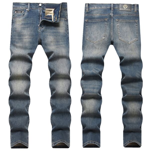Men's Slim Fit Stretch Jeans - Vintage Washed Denim Pants, Comfortable & Stylish For Casual Wear Fashion Trends_mkmklike.com