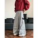 Men's Clothing Striped Work Jeans Retro Striped Workwear Jeans For Men & Women - Loose Fit Comfortable Straight-Leg Denim Pants With Vintage Style_mkmklike.com