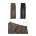 Men's Clothing Washed Distressed Gray Green Floor Length Jeans Retro Straight Leg Trendy Button Couple Trousers_mkmklike.com