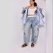 Women’s Clothing Spring Casual Loose Mid Waist Tube Shaped Women's Jeans_mkmklike.com
