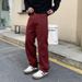 New Jacquard Full Print Jeans Men's Loose Straight Washed Casual Versatile Pants_mkmklike.com