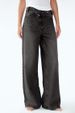 Women’s Asymmetrical Button Wide-Leg Jeans – High-Waisted Vintage Denim Pants (Light Blue/Charcoal, Sizes S-XL, Streetwear Baggy Fit)_mkmklike.com