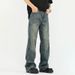 Nordmann American Retro Wahed Vintage Jean For Men, Autumn And Winter Trendy Cool Caual Pant, High Street Looe Straight_mkmklike.com