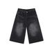 Men's Clothing Summer High Street Profile Wide Leg Drape Seven Point Jeans_mkmklike.com