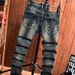 Men's Clothing Trendy Jeans, Korean Style, Slim Fit, Straight Leg, Versatile, New High End Casual Trousers_mkmklike.com