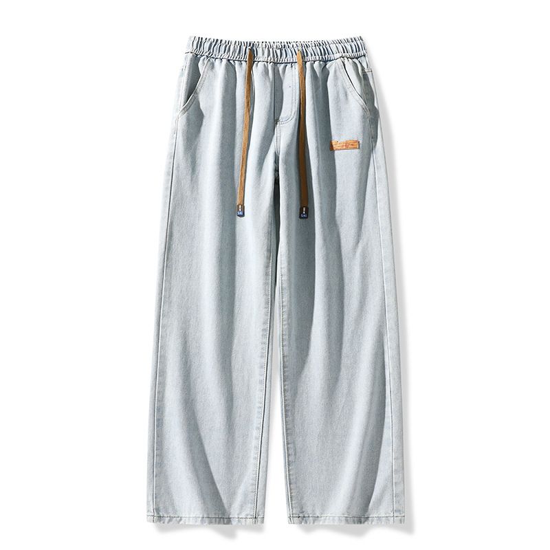 Men's Loose Straight-Leg Jeans – American Retro Wide Leg Pants For Casual & Streetwear_mkmklike.com