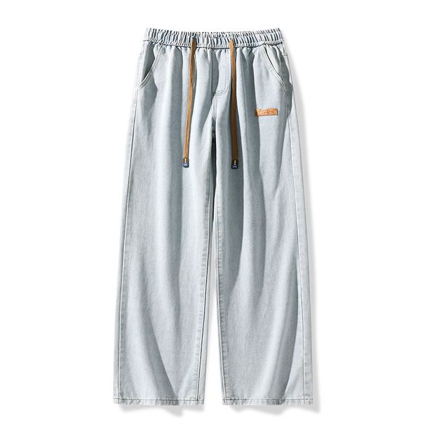 Men's Loose Straight-Leg Jeans – American Retro Wide Leg Pants For Casual & Streetwear_mkmklike.com