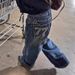 Women's High Street American Style Washed Distressed Embroidered Jeans Loose Wide Leg Straight Trousers Casual Cotton Polyester_mkmklike.com