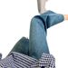 European American Style And Straight-cut Four-way Stretch Denim Jeans For Women, New Spring-summer Model, Petite_mkmklike.com