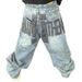 Large Size American Design Sense Deconstruction Double Waist Jeans Children Spice Girl Retro Loose Bf Lazy Wind Mopping Pants_mkmklike.com