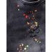 Men's Clothing Handsome Personality Black And Gray Paint Scratched Jeans All Match Slim Ink Splash Hole Pants_mkmklike.com
