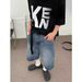 American Retro Denim Shorts Men's Summer Street Casual Versatile Loose Straight Five-point Pants Slim Medium Pants_mkmklike.com