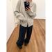 Yifu Loose Slimming Fleece-Lined Jeans For Women 2025 Winter New Daisy Embroidered Straight Pants 5715_mkmklike.com