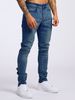 New Men's Ins Trend Black Slim High Waist Denim Slim-fit Pants For Men_mkmklike.com