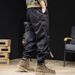 Shirt Less Clothing American Retro Overalls Men's Autumn Loose Large Size Men's Heavy Splicing Trendy Tied Casual Pants_mkmklike.com