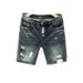 Men's Slim Fit Denim Shorts Trendy Ripped And Distressed Five Point Korean Style Versatile Mid Length For Summer_mkmklike.com