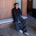 16oz Raw Selvedge Denim Jeans - Classic Straight Fit, Mid-Rise, Non-Stretch, Retro Indigo Blue For Men_mkmklike.com