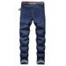Men's Clothing Fashionable All Match Loose Jeans Men's Multi Pocket Decoration Men's Jeans_mkmklike.com