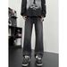 Nordmann European And American Style Retro Gradient Jeans For Men, Ins Trendy Brand, Distressed Design, Niche High Street Flared_mkmklike.com