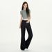 Brand New High-tech Summer Drapey, Cool-touch Thin Fabric Petite Women's Flared Jeans, Loose And Slimming_mkmklike.com
