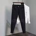 Men's Fashion Denim Trousers Personality Small Straight Leg_mkmklike.com