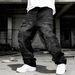 Men's Y2K Retro Cool Casual Patchwork Straight Leg Loose Pants New Fashion_mkmklike.com