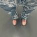 Vintage Washed Denim Jeans With Tribal Print - High Waist Straight Leg Hip Hop Streetwear Pants For Men & Women_mkmklike.com