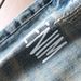 Men's Denim Shorts, Ripped Five-point Pants, Vintage Loose Fit, Korean Style Trendy Mid-length Pants For Summer_mkmklike.com