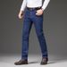 Winter Warm Jeans Men's Fattened Plus Size Casual Jeans Men's Fleece Thickened Business Jeans Men's_mkmklike.com