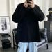 Men's High-Waisted Slim Fit Straight Leg Jeans Retro Vibe Slightly Flared Gradient Black Pants For Spring Autumn High Street Style_mkmklike.com
