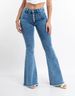Promotional Item, In-stock Cross-border European And American Women's Jeans, Unique High-waisted Stretchy Studded Raw_mkmklike.com