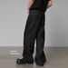 Vintage Raw Selvedge Denim Jeans – Men's Black Relaxed Straight Fit (S-3XL, 14oz Non-Stretch Cotton, Classic 5-Pocket Design)_mkmklike.com