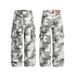 Vintage Camo Cargo Pants – Unisex Relaxed Military Workwear Trousers With Tactical Pockets (S-XXL)_mkmklike.com