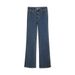 Women's Clothing Spring New High Waist High Slim Fit Split Retro Flared Pants Flared Jeans Women Spring_mkmklike.com