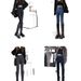 Black High-Waisted Fleece-Lined Skinny Jeans For Women 2025 Autumn Winter New Slim Fit Slimming Tight Pencil Bootcut_mkmklike.com