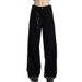 Men's Clothing Vintage Embroidered Straight Leg Jeans For Men & Women - Classic Black Denim Pants With Retro Stitching, Comfortable Cotton Fabric_mkmklike.com