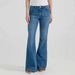 Women's High Waist Flared Jeans – Vintage Embroidered Denim Pants With Stretch For A Retro & Slim Fit_mkmklike.com