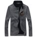 Men's Clothing high quality leather label sweatshirt, versatile cardigan, men's simple jacket, autumn clothing hot sale 9955_mkmklike.com