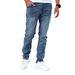 Men's Slim Fit Distressed Embroidered Skinny Jeans - Trendy Ripped Denim With Artistic Detailing_mkmklike.com